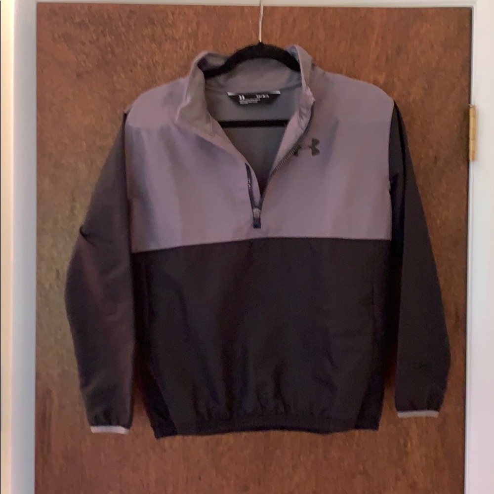 Boys under armour half zip jacket